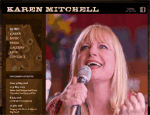 Tablet Screenshot of karenmitchellmusic.com